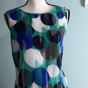 9&Co. - Blue/Green Polka Dot sleepless Blouse